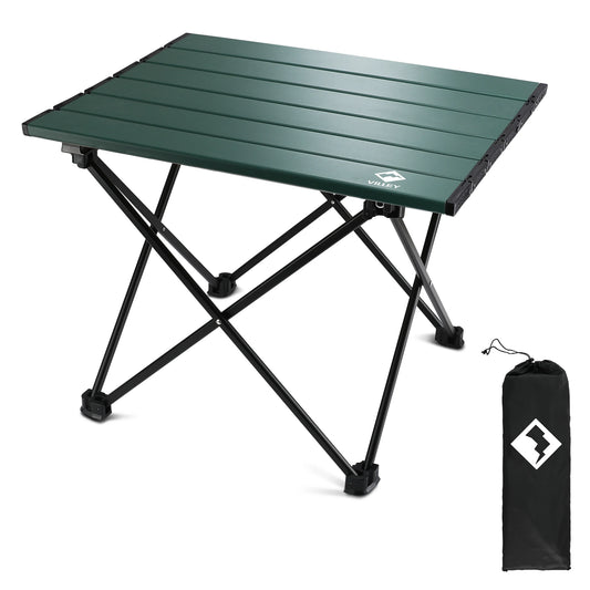 Portable Camping Side Table, Ultralight Aluminum Folding