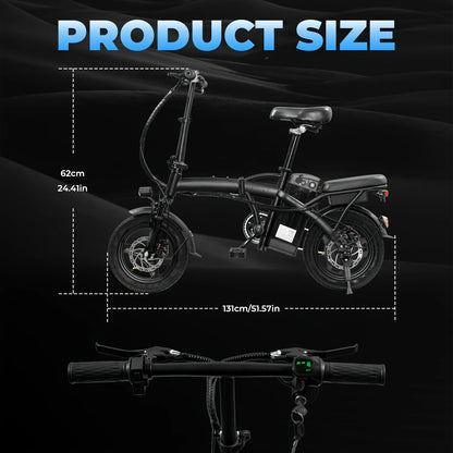 Adult and adolescent folding electric bicycles 14 inch foldable mini