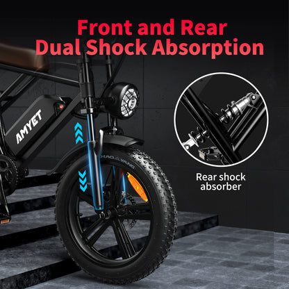 48V 20AH 20“ Tire Electric Mountain Moped