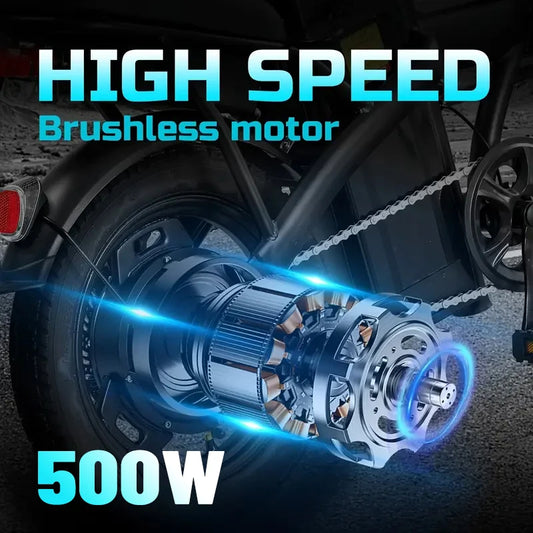 Adult and adolescent folding electric bicycles 14 inch foldable mini