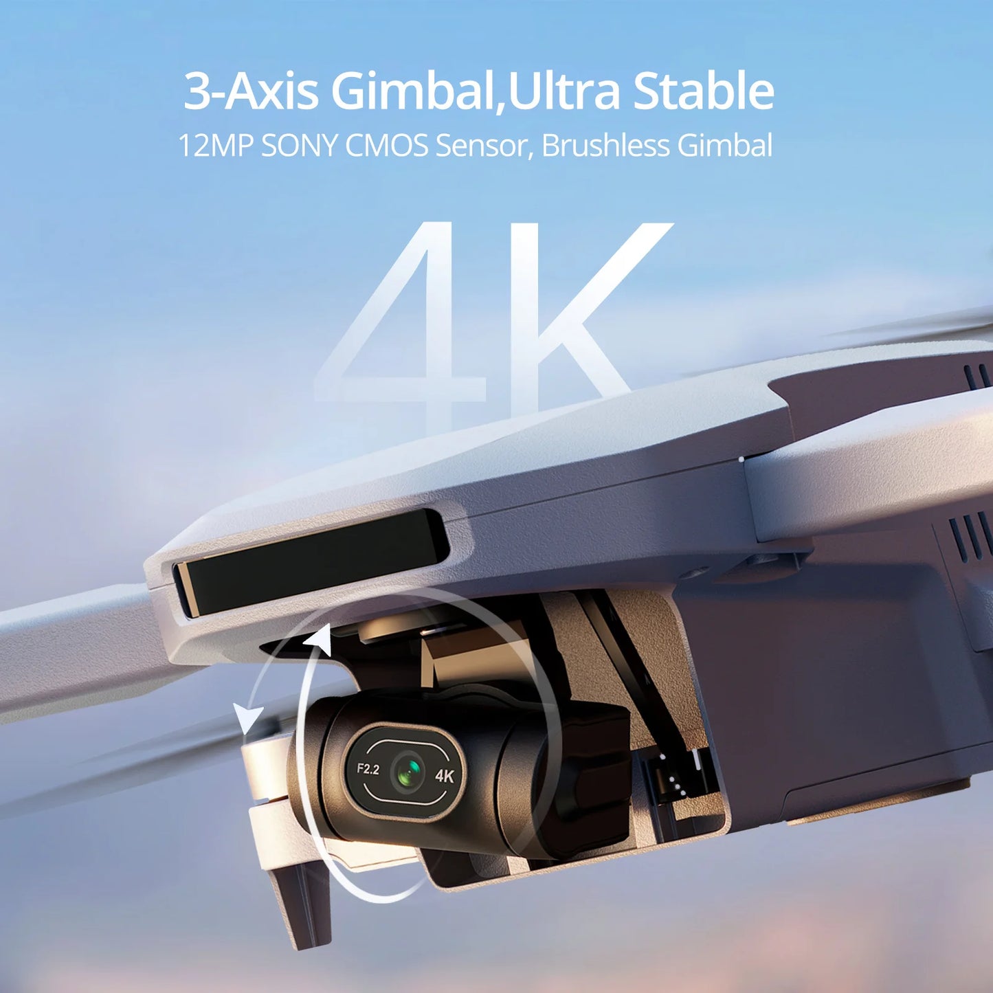 Mini Drone 3 Axis Gimbal 4K Professional Camera