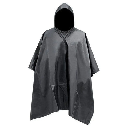 Tactical Rain Poncho - Army Poncho Shelter Waterproof Ripstop for Camping Hiking Hunting Backpacking Fishing