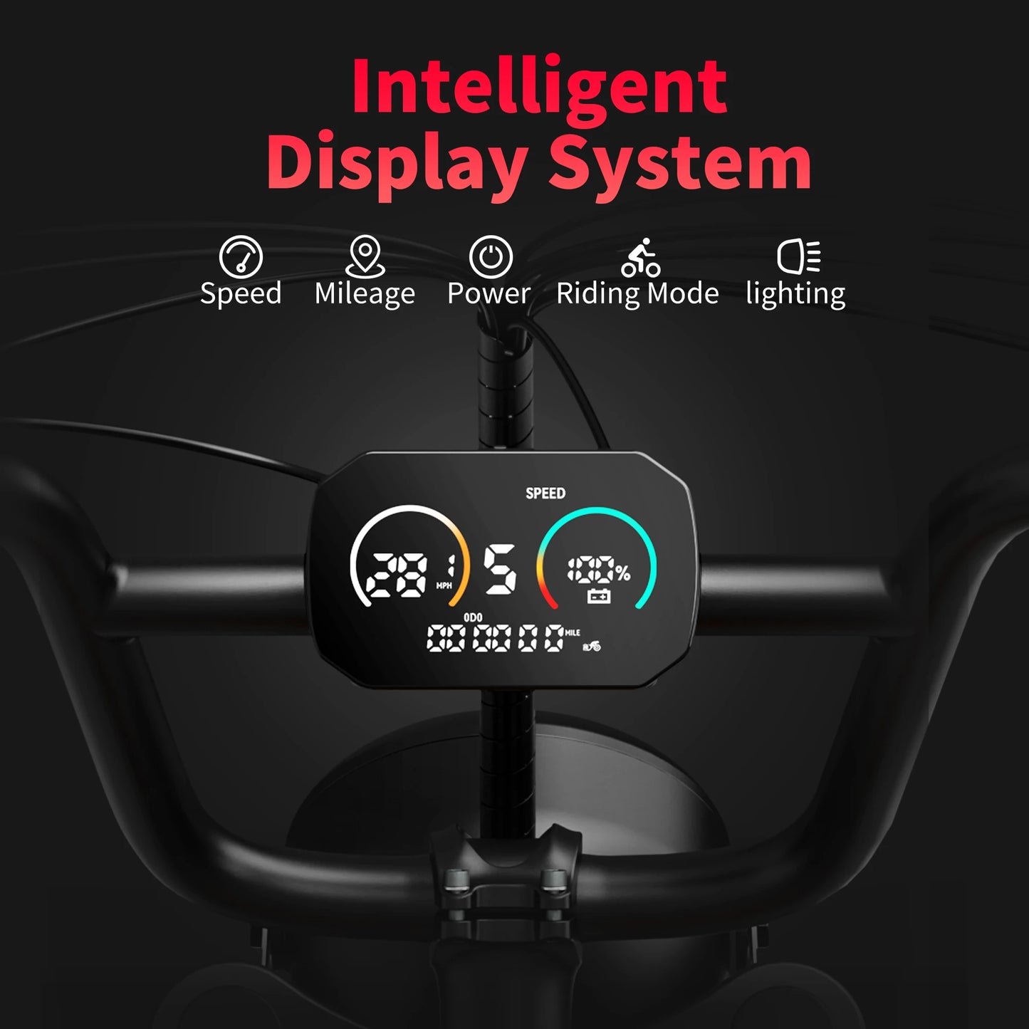 48V 20AH 20“ Tire Electric Mountain Moped