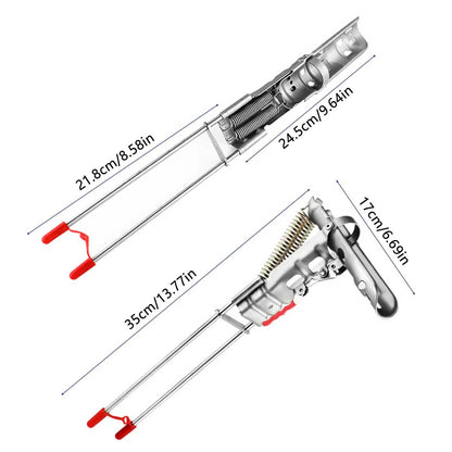 Automatic Fishing Rod Holder Spring Support Stand Rod Stainless Steel Hook Reel Tool Box Set for Outdoor Fishing Gear 1pcs