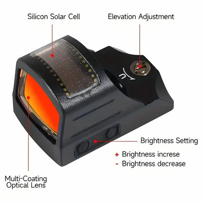 507C Solar-Powered Reflective Red Dot Scope -