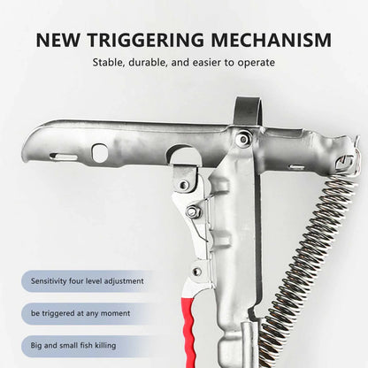 Automatic Fishing Rod Holder Spring Support Stand Rod Stainless Steel Hook Reel Tool Box Set for Outdoor Fishing Gear 1pcs