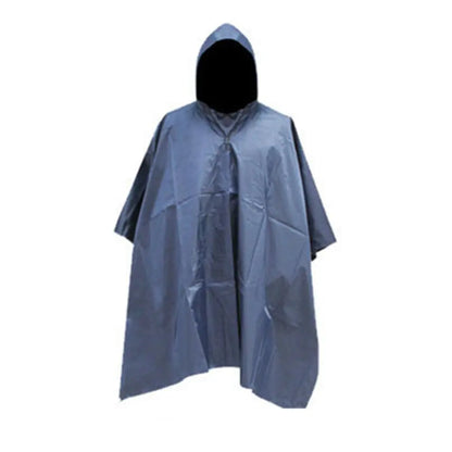 Tactical Rain Poncho - Army Poncho Shelter Waterproof Ripstop for Camping Hiking Hunting Backpacking Fishing