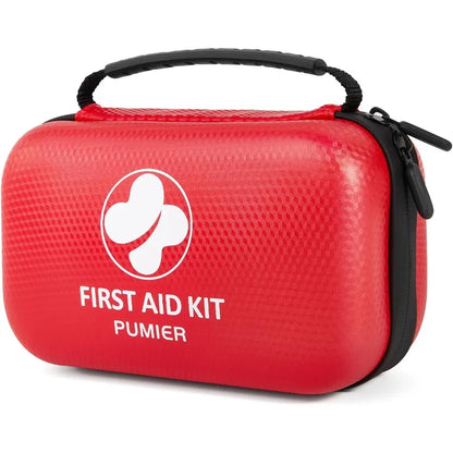 First Aid Kit for Car Home Travel Camping 350pcs Compact Waterproof Hard Case Public Emergency Must Have Survival Kits Perfect