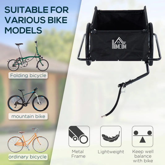 Bicycle Large Cargo Trailer with Folding Storage